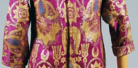 Ottoman silk coat, made in Bokhara in the 19th century