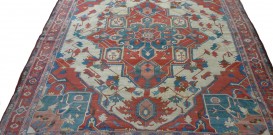 co619 Persian Heriz Serapi Carpet 380x316cm