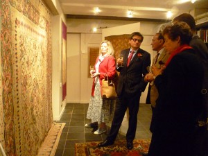 Antique Eastern Rug at Zadah's Eastern Treasures Exhibition